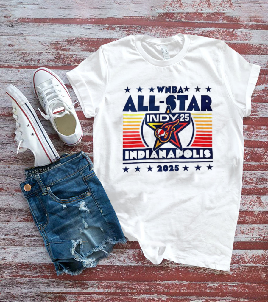 WNBA All Star INDY 2025 Indianapolis Crewneck T-Shirt