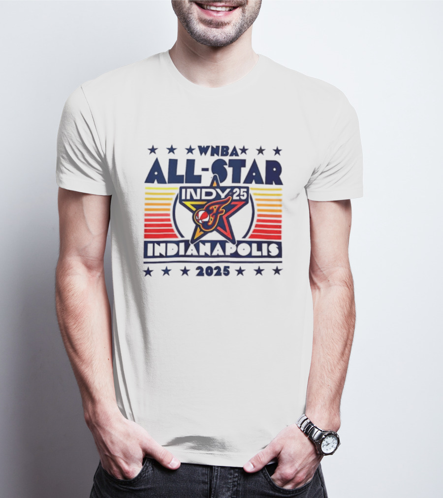 WNBA All Star INDY 2025 Indianapolis Crewneck T-Shirt