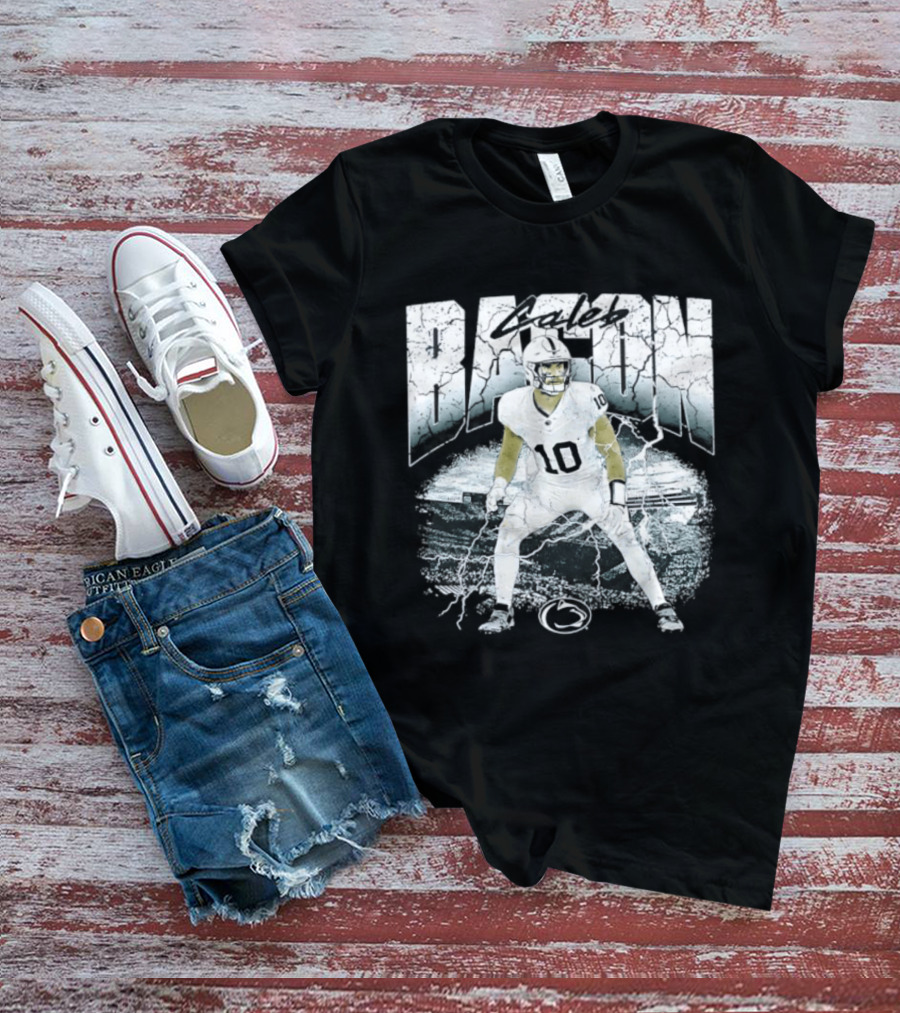 Caleb Bacon 10 Penn State Nittany Lions NCAA Football Player T-Shirt