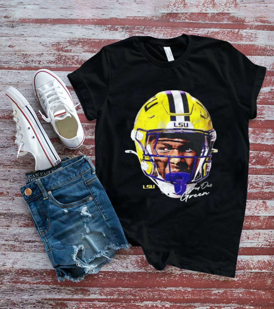 Trey'Dez Green LSU Tigers Football Helmet NCAA Sports T-Shirt