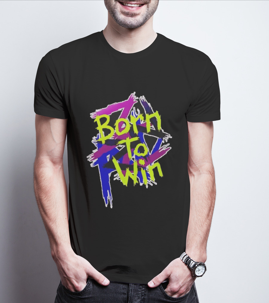Born To Win Neon Graffiti Style Luke Littler T-Shirt