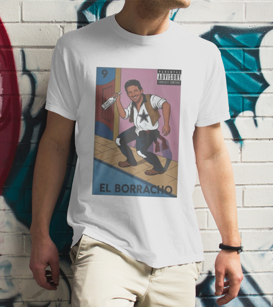 Tony Romo El Borracho Parental Explicit Content 9 Dallas Football Star T-Shirt