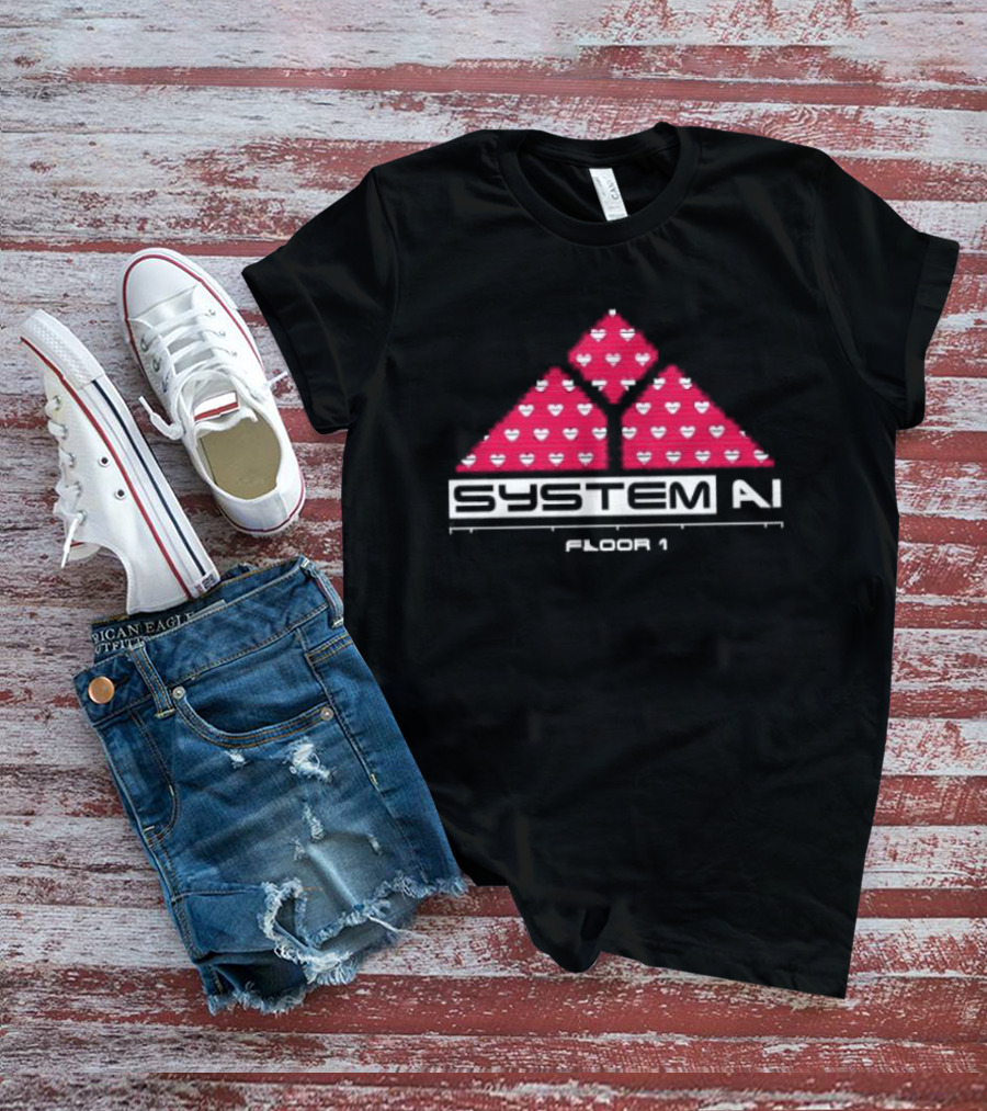 System AI Floor 1 Triangular Heart T-Shirt