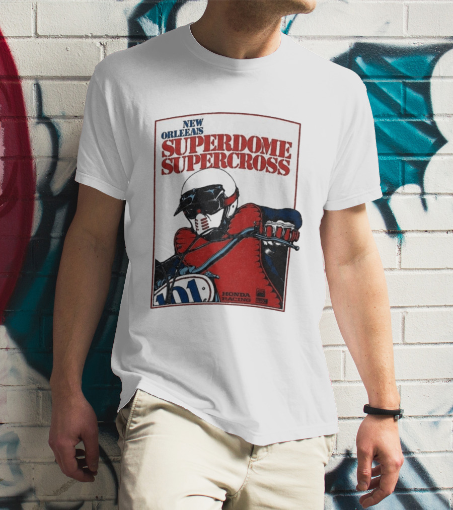 New Orleans Superdome Supercross Honda Racing 101 T-Shirt