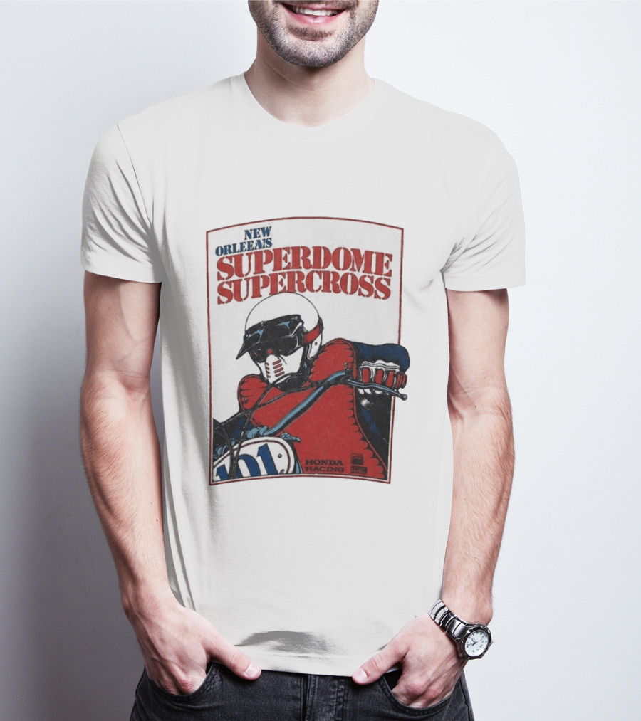 New Orleans Superdome Supercross Honda Racing 101 T-Shirt