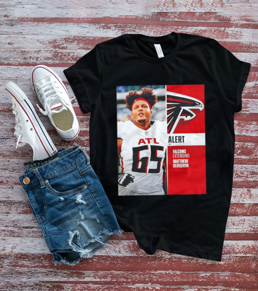 Atlanta Alert Falcons Extending Matthew Bergeron 2026 Season T-Shirt