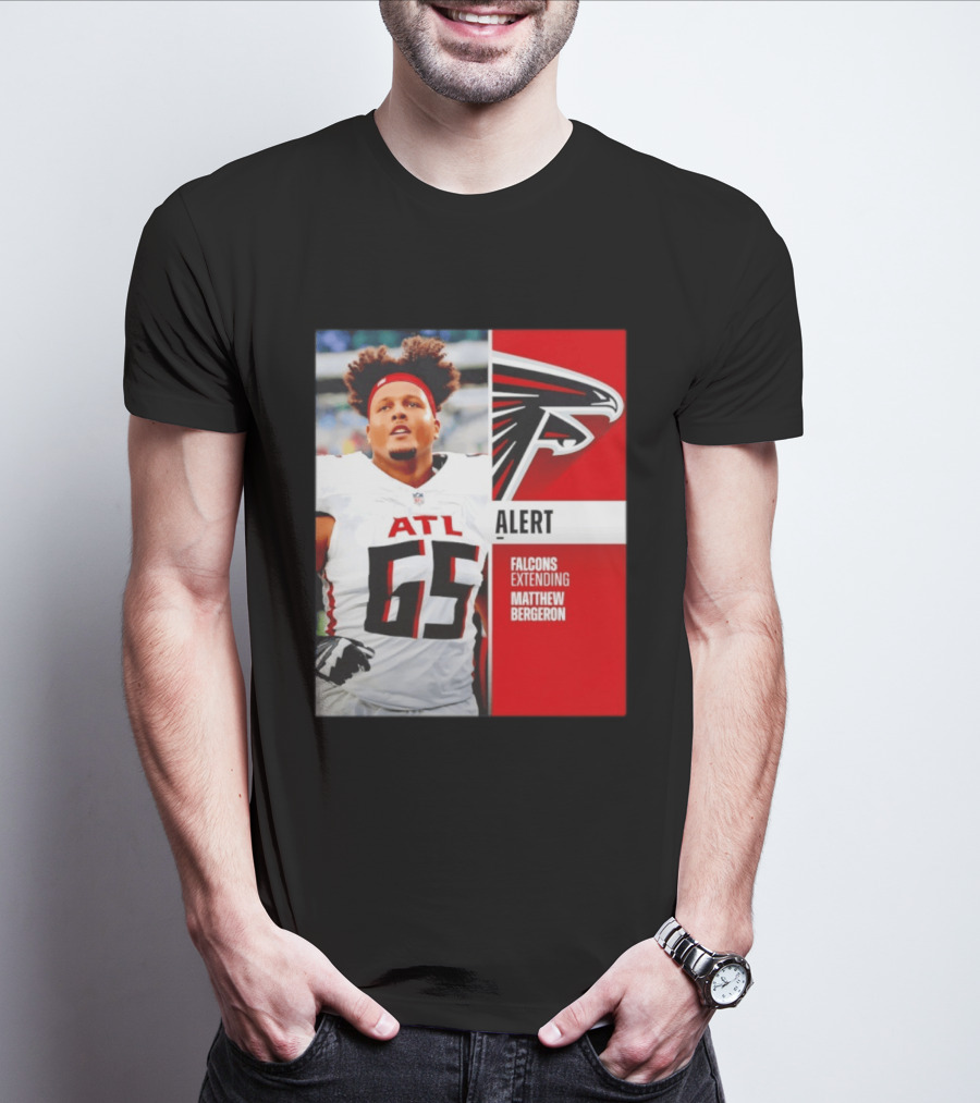 Atlanta Alert Falcons Extending Matthew Bergeron 2026 Season T-Shirt