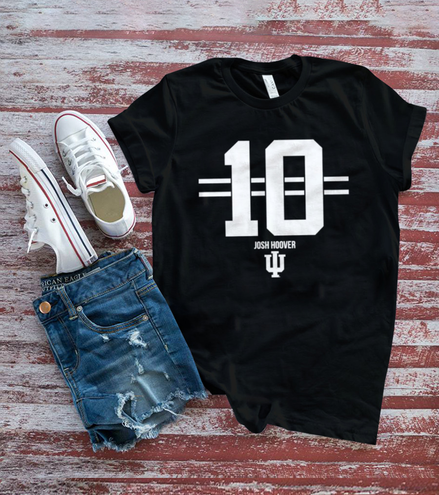Josh Hoover 10 Indiana Hoosiers NCAA Football IU T-Shirt