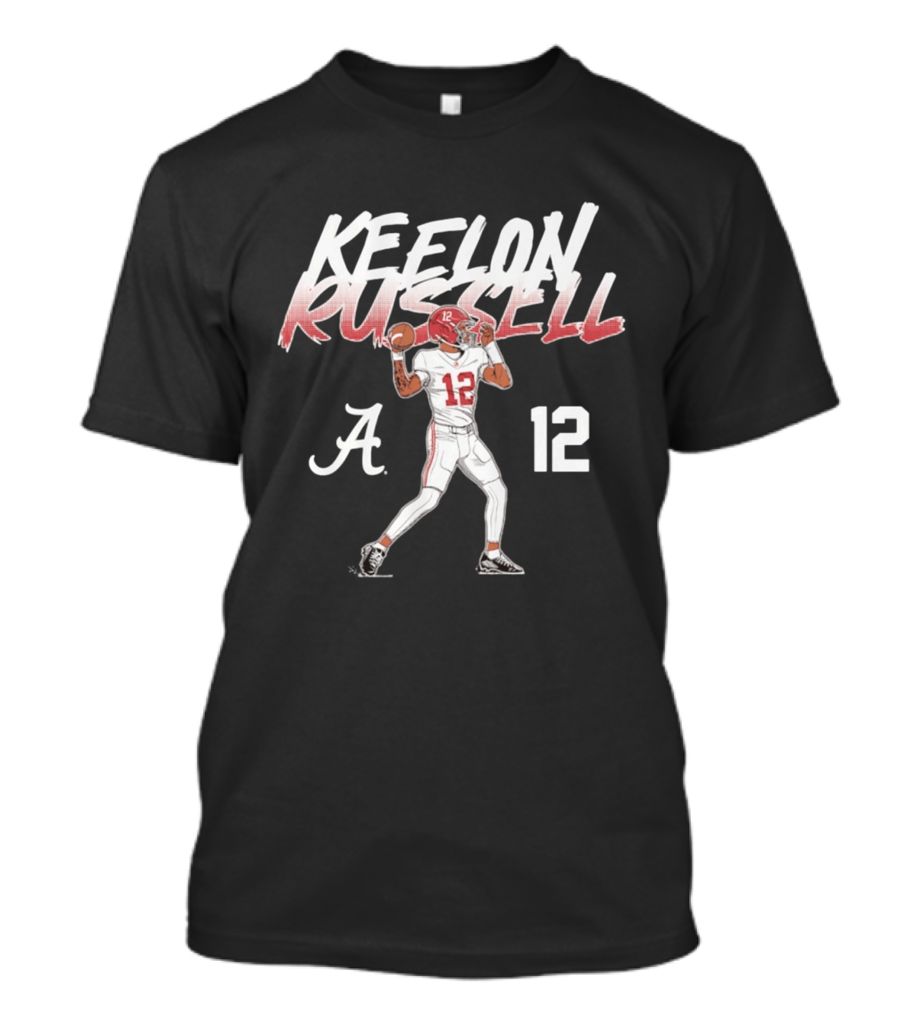 Keelon Russell 12 Alabama Crimson Tide NCAA Football Player T-Shirt