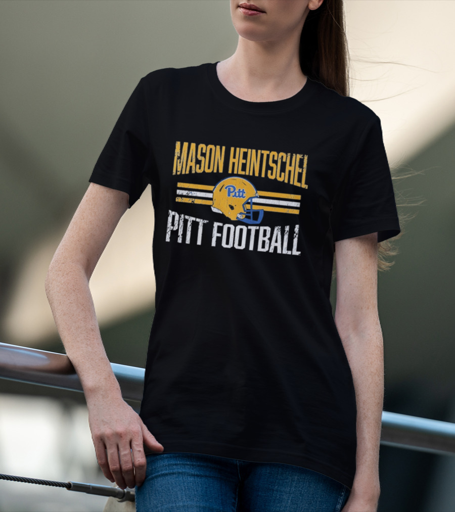 Mason Heintschel Pitt Football Panthers NCAA Helmet T-Shirt