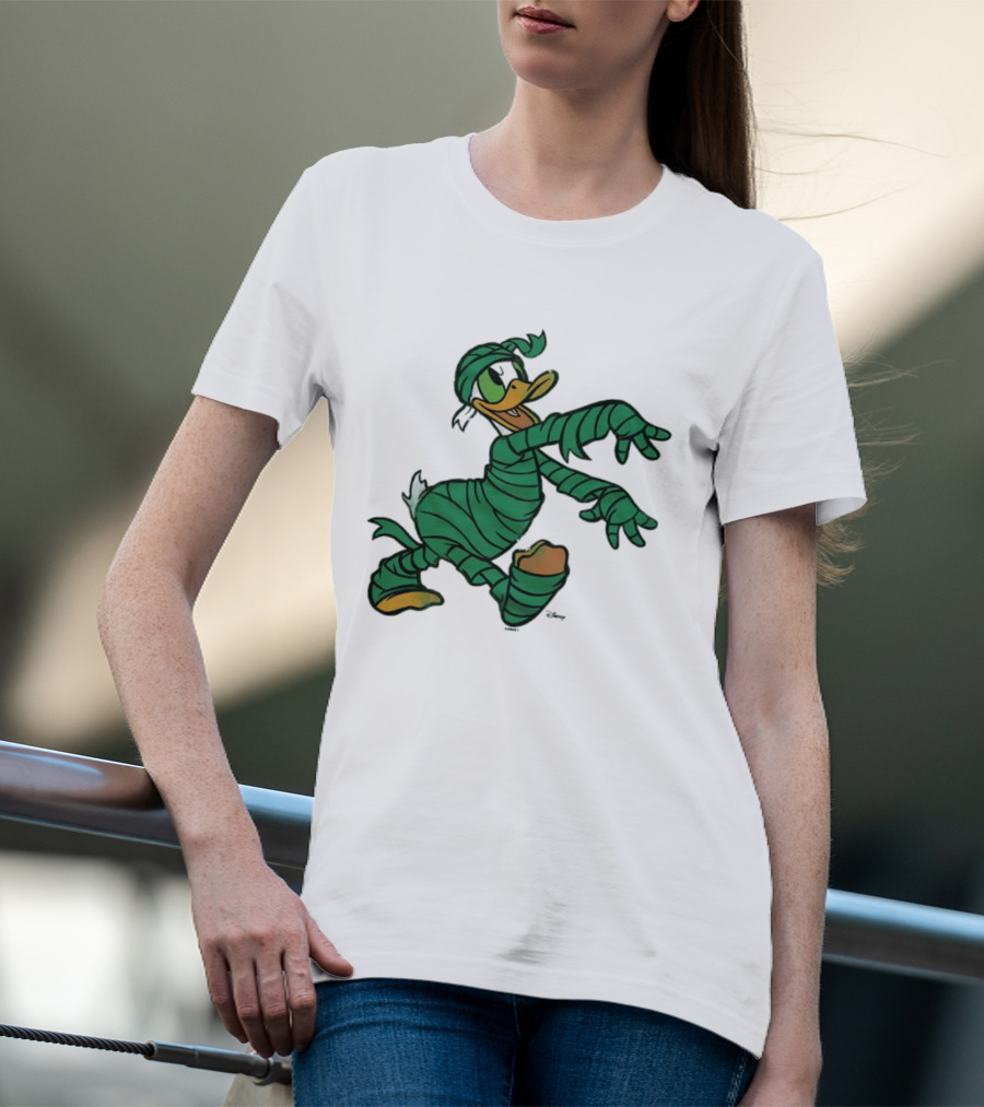 Donald Duck Mummy Costume Halloween Fun T-Shirt