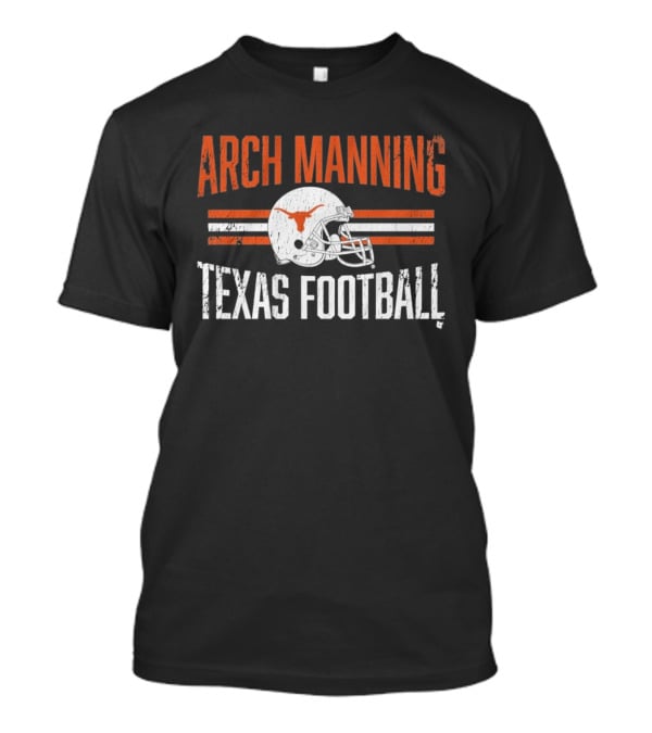 Texas Longhorns Arch Manning Football Helmet Hero T-Shirt