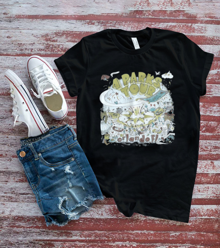 Dookie 4 Parks Tour Orlando FL Colorful Adventure T-Shirt