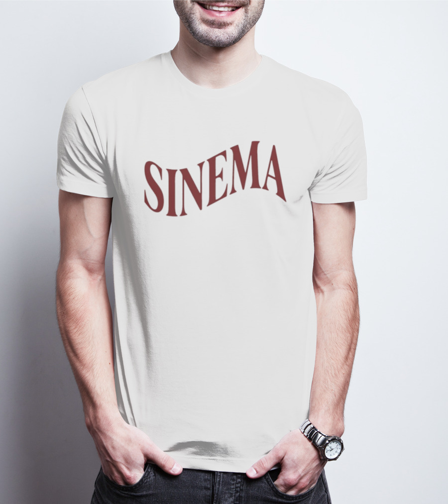 Rachel Sennott Sinema Bold Lettering T-Shirt