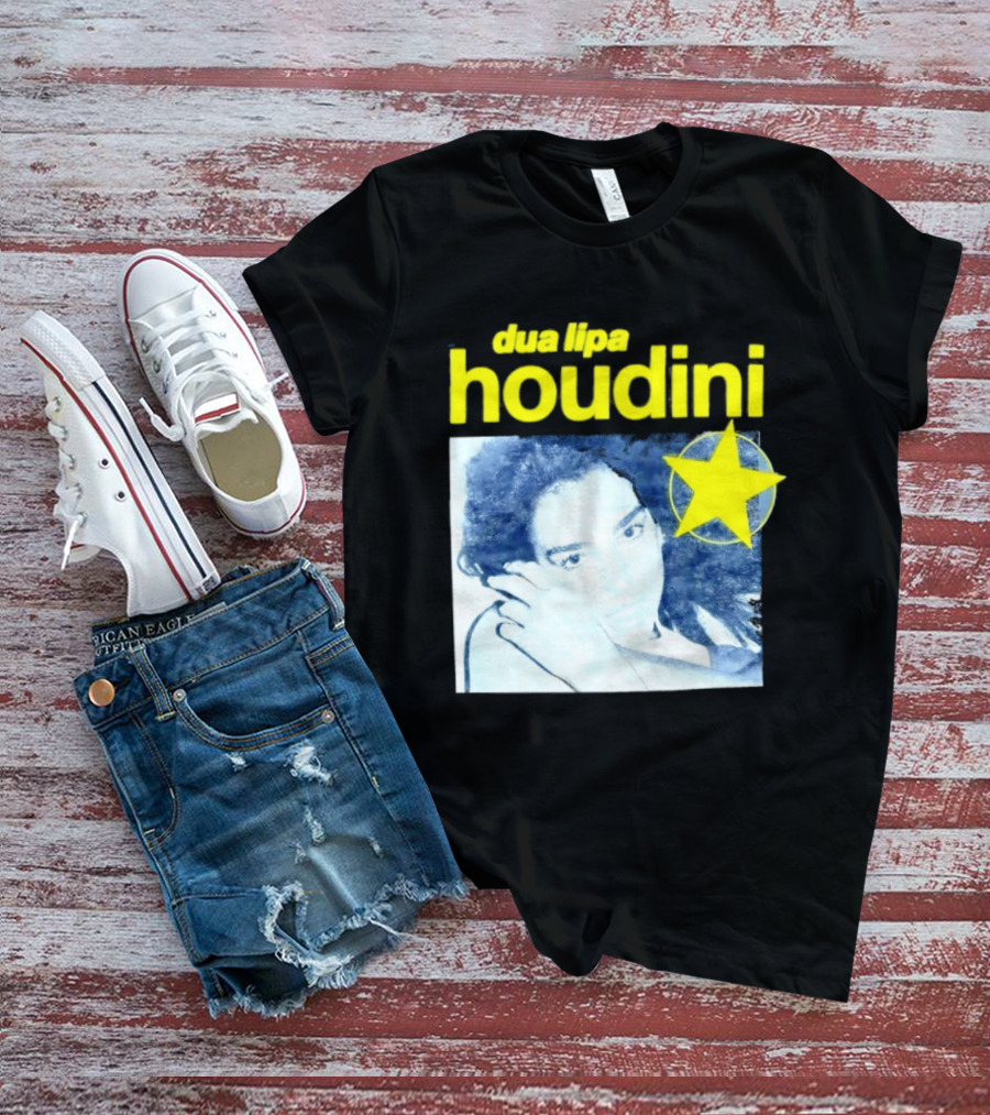 Dua Lipa Houdini Pop Music Radical Optimism Yellow Star T-Shirt