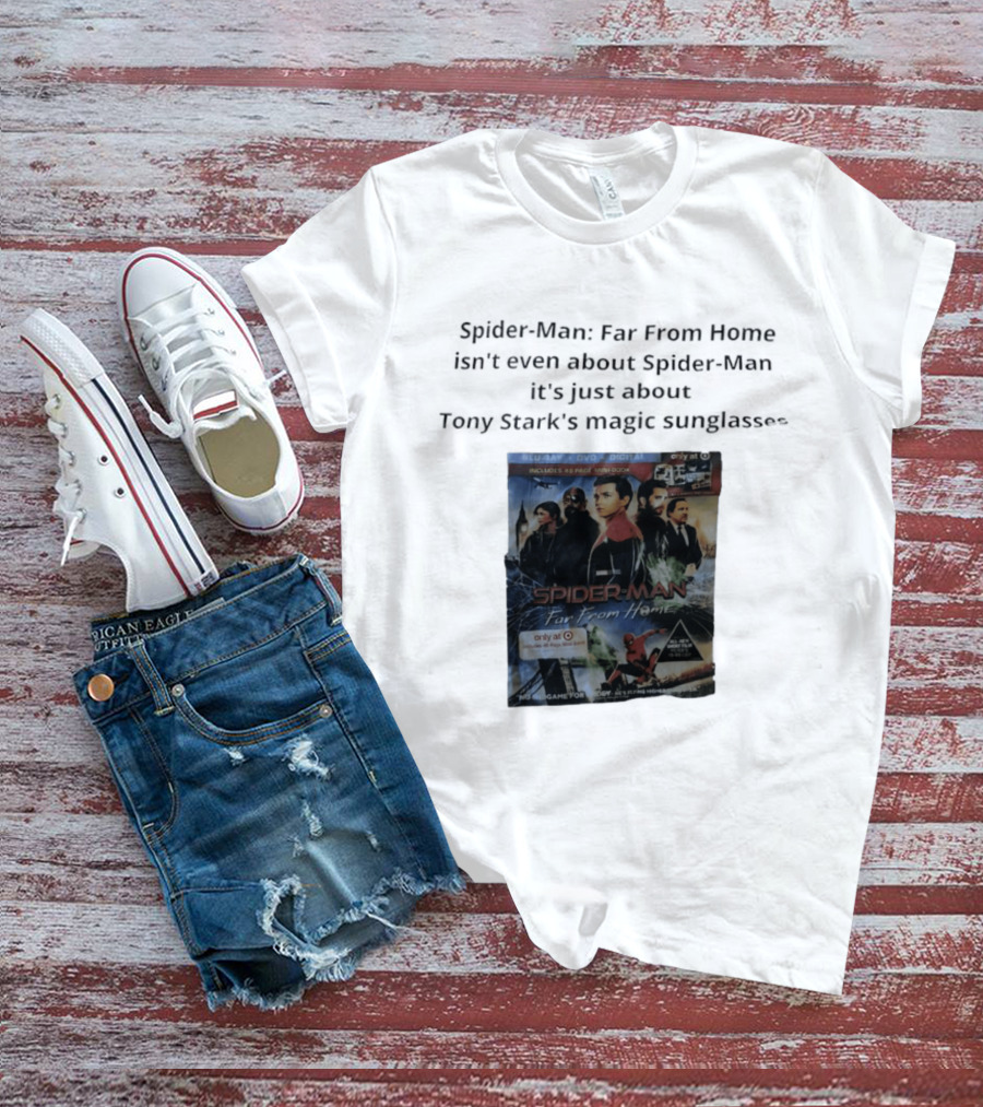 Spider Man Far From Home Magic Sunglasses Includes 48 Page Mini Book T-Shirt