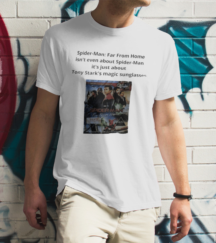 Spider Man Far From Home Magic Sunglasses Includes 48 Page Mini Book T-Shirt