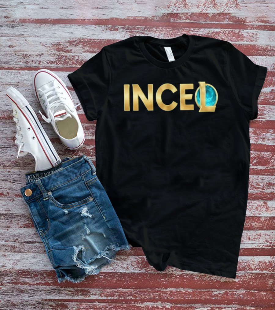 League Of Legends Incel Text With Blue Sphere Element T-Shirt