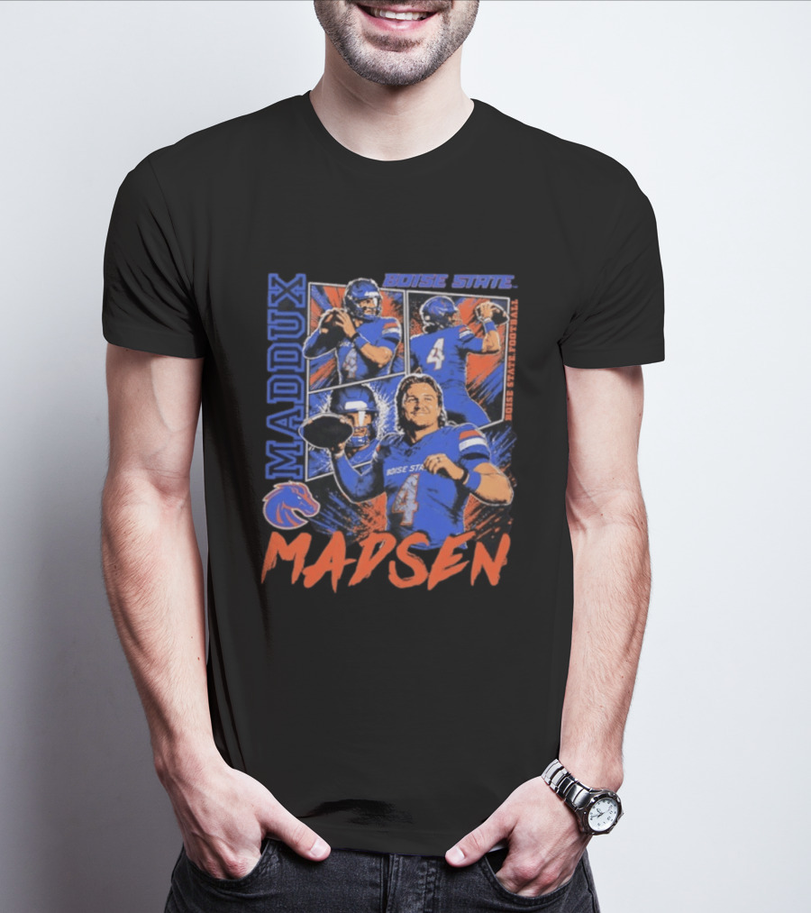 Maddux Madsen Boise State Broncos Football 2026 Big Ten Media Days T-Shirt