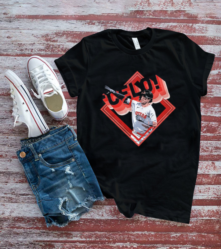 Boston Red Sox Marcelo Mayer Baseball Star Pose T-Shirt