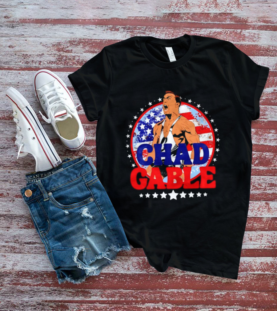 Chad Gable WWE Wrestling American Flag T-Shirt