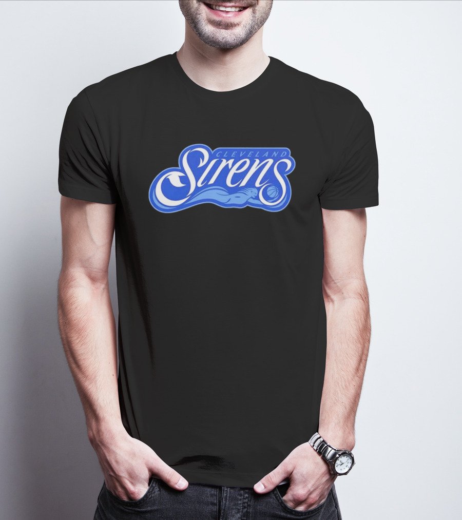 Cleveland Sirens WNBA Toddler Black Primary Logo Basketball T-Shirt