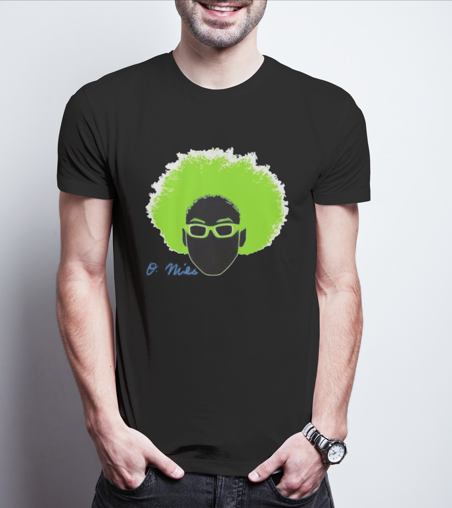 Olivia Miles Minnesota Lynx 2026 WNBA Green Afro And Glasses T-Shirt