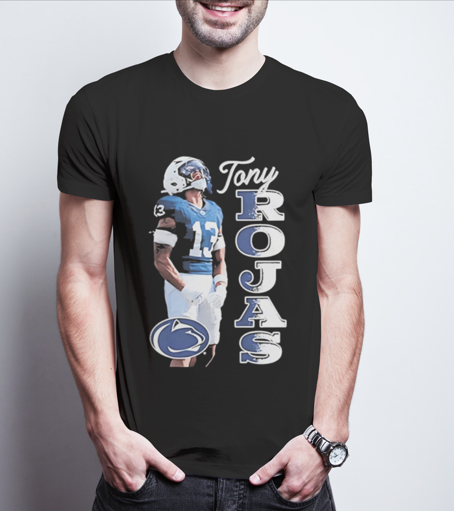 Tony Rojas Nittany Lions Football 13 2026 Big Ten Media Days T-Shirt