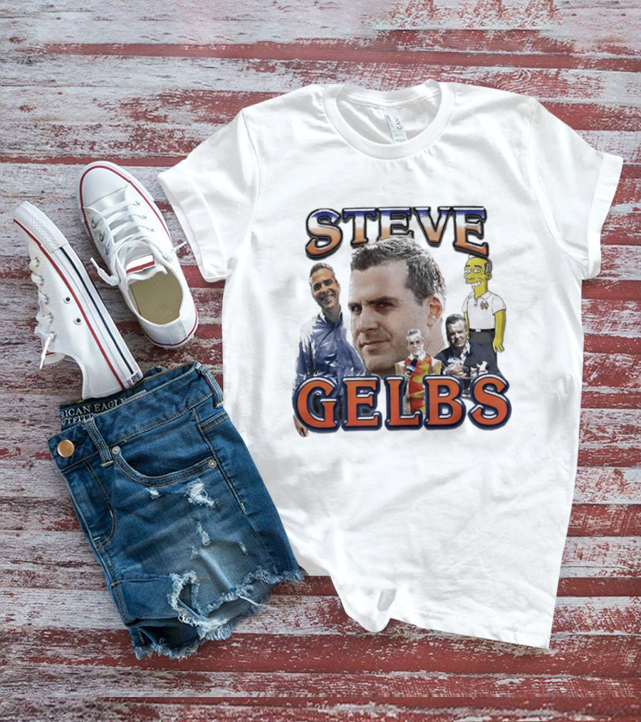 Steve Gelbs Simpsons Character Collage 2026 T-Shirt