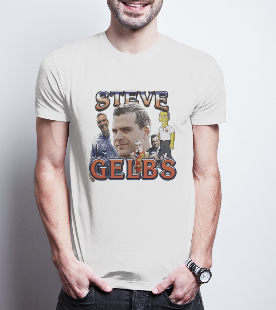 Steve Gelbs Simpsons Character Collage 2026 T-Shirt