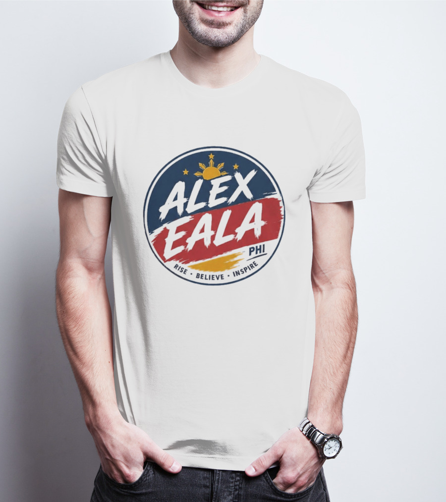 Alex Eala Rise Believe Inspire Philippine Flag Sun Stars T-Shirt