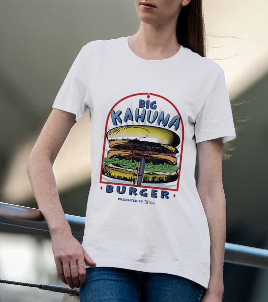 Big Kahuna Burger Fat Sal's Surfing Sandwich Arch T-Shirt