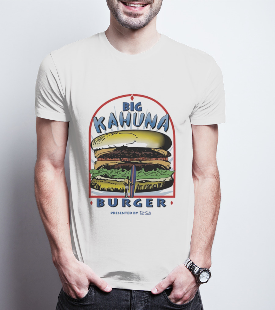 Big Kahuna Burger Fat Sal's Surfing Sandwich Arch T-Shirt