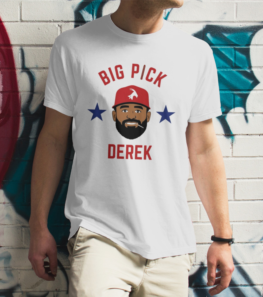 Big Pick Derek Philadelphia Phillies Baseball Stars T-Shirt