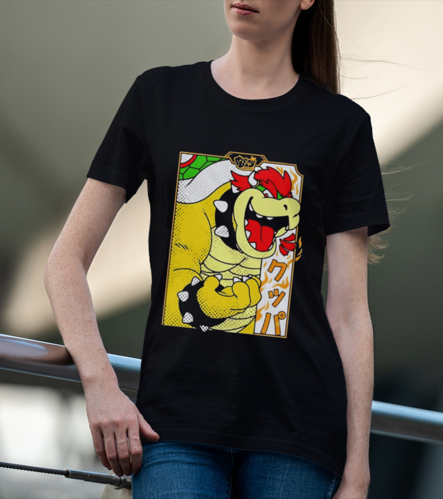 Bowser Japanese Pop Art Comic Style T-Shirt