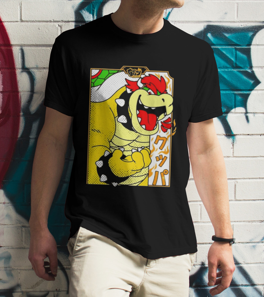 Bowser Japanese Pop Art Comic Style T-Shirt