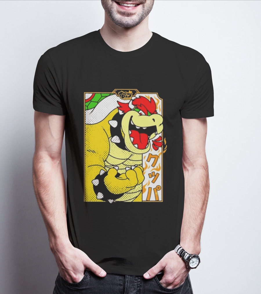 Bowser Japanese Pop Art Comic Style T-Shirt