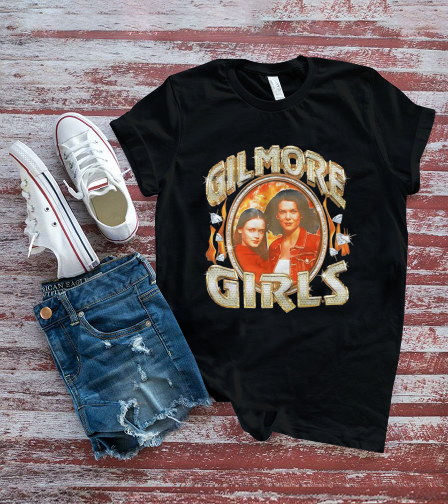 Gilmore Girls Flame Diamond 90s Bootleg T-Shirt