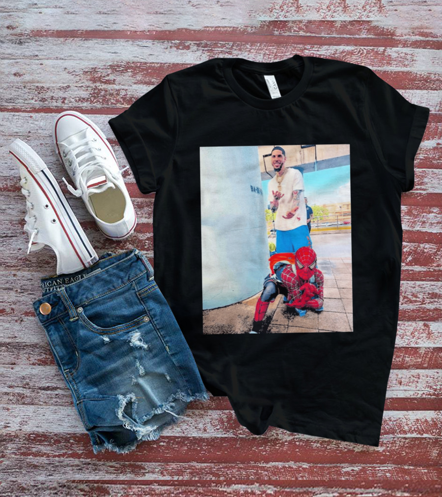 BA MO LaMelo Ball Spider Man T-Shirt