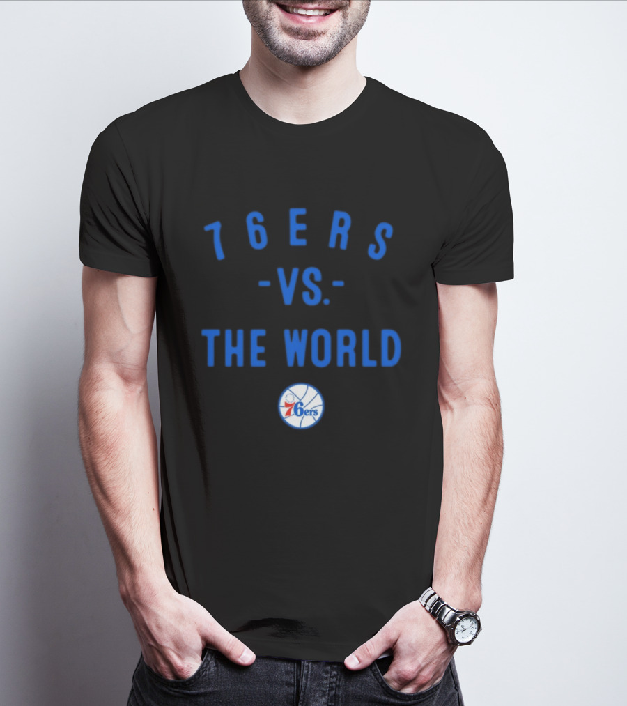 Philadelphia 76ers Vs The World NBA 2026 Basketball Team Spirit T-Shirt