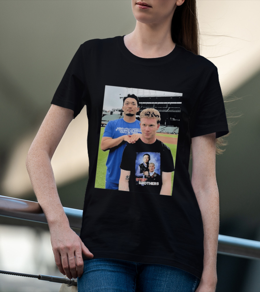 Seiya Suzuki Pete Crow Armstrong Step Brothers Baseball Humor T-Shirt