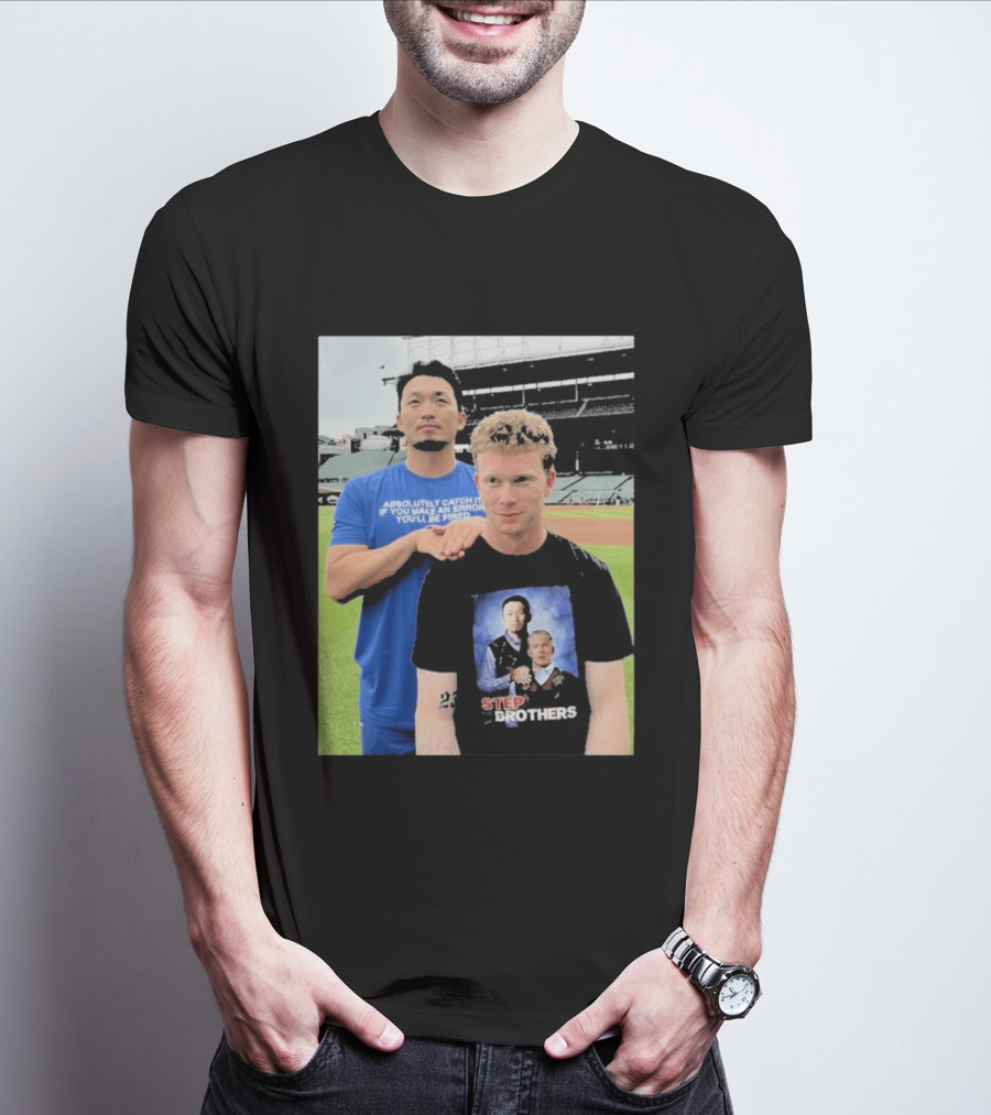 Seiya Suzuki Pete Crow Armstrong Step Brothers Baseball Humor T-Shirt