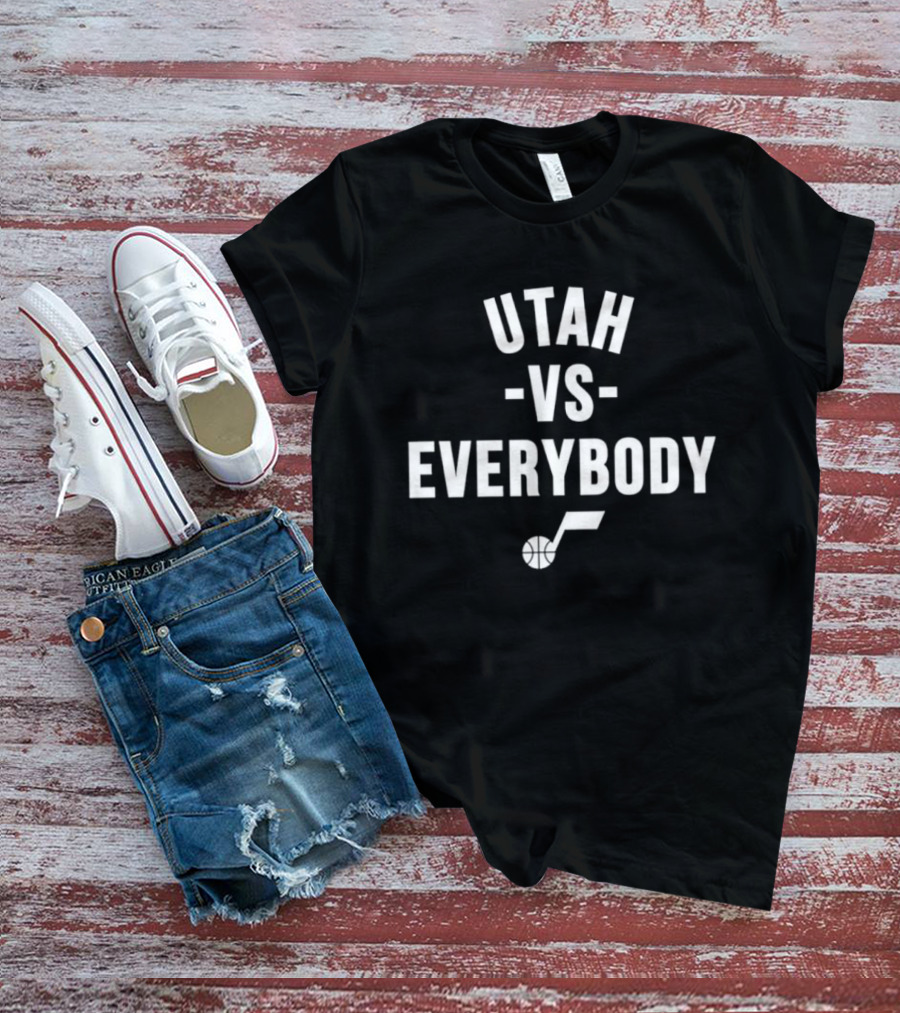 Utah Jazz Vs Everybody NBA Team Spirit T-Shirt