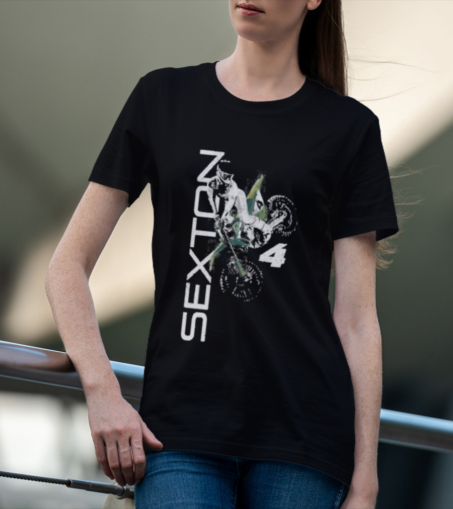 Kawasaki Chase Sexton Motocross Rider Racing T-Shirt