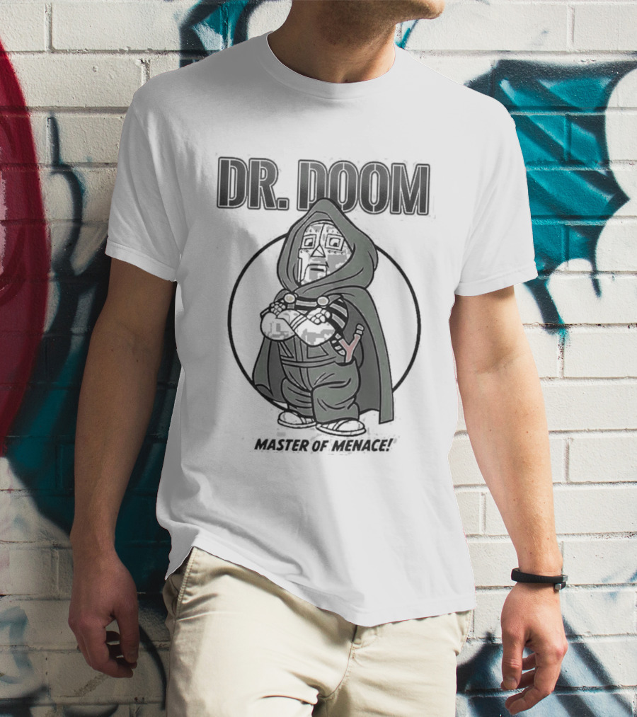 Dr Doom Master Of Menace Villain T-Shirt