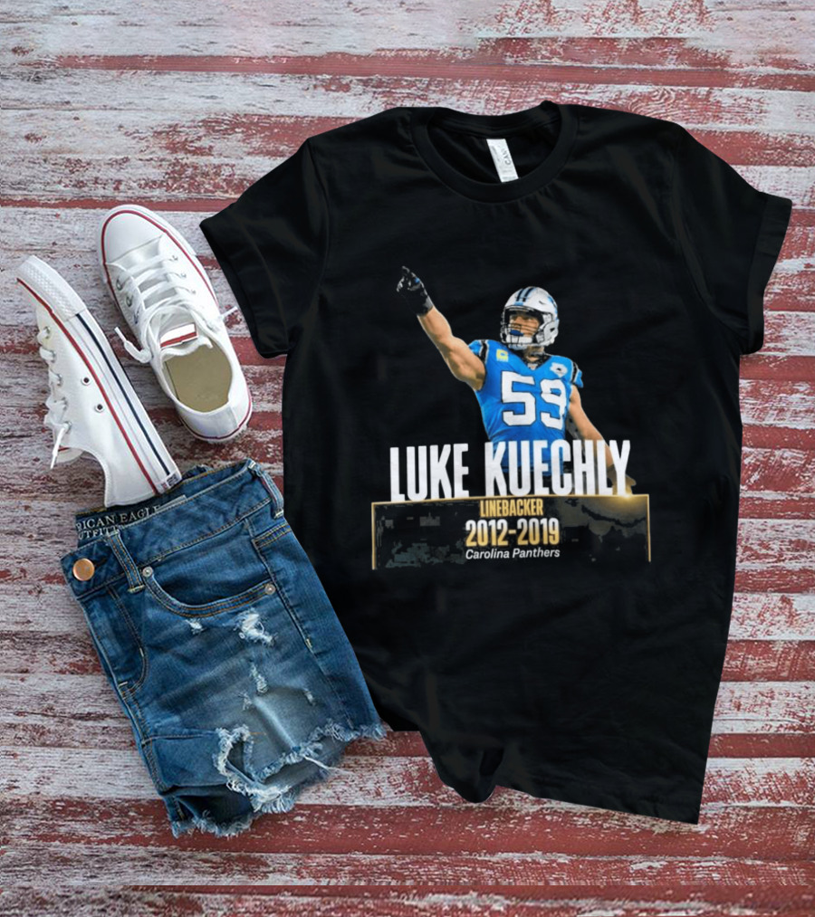 Luke Kuechly Carolina Panthers Linebacker 2012 2019 T-Shirt