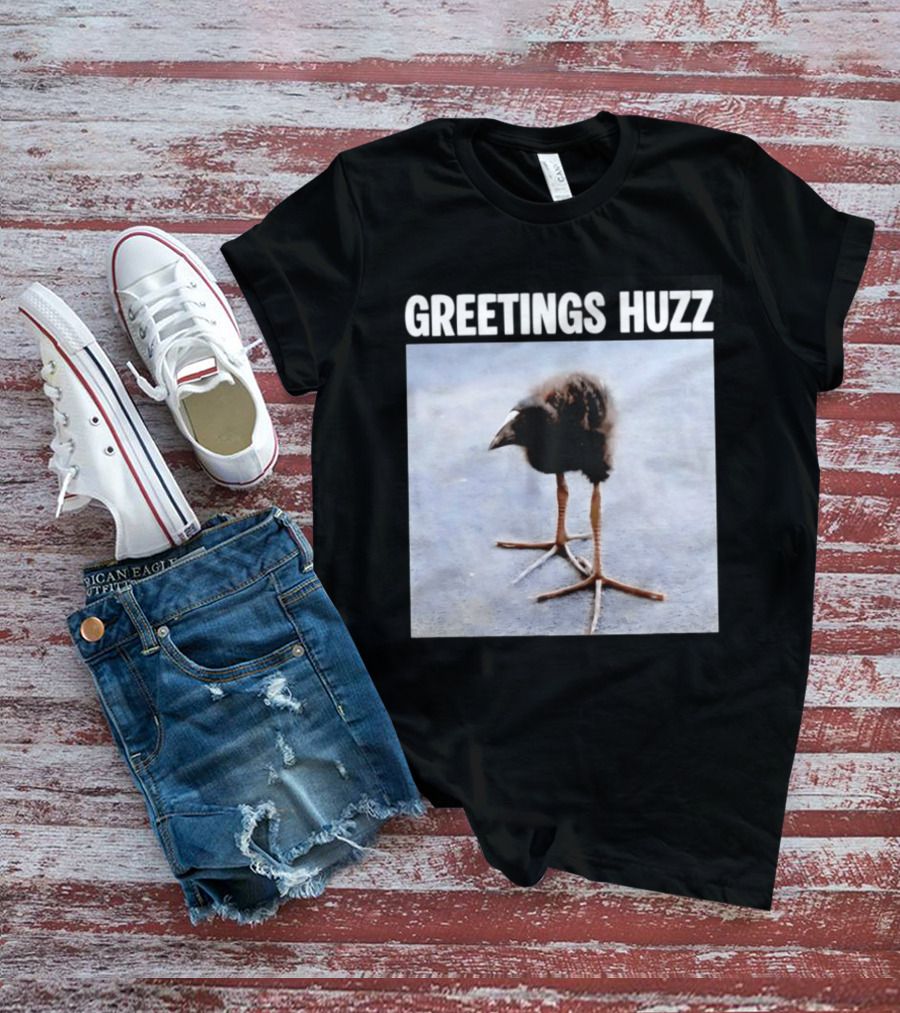 Greetings Huzz Bird Funny Meme Photo T-Shirt