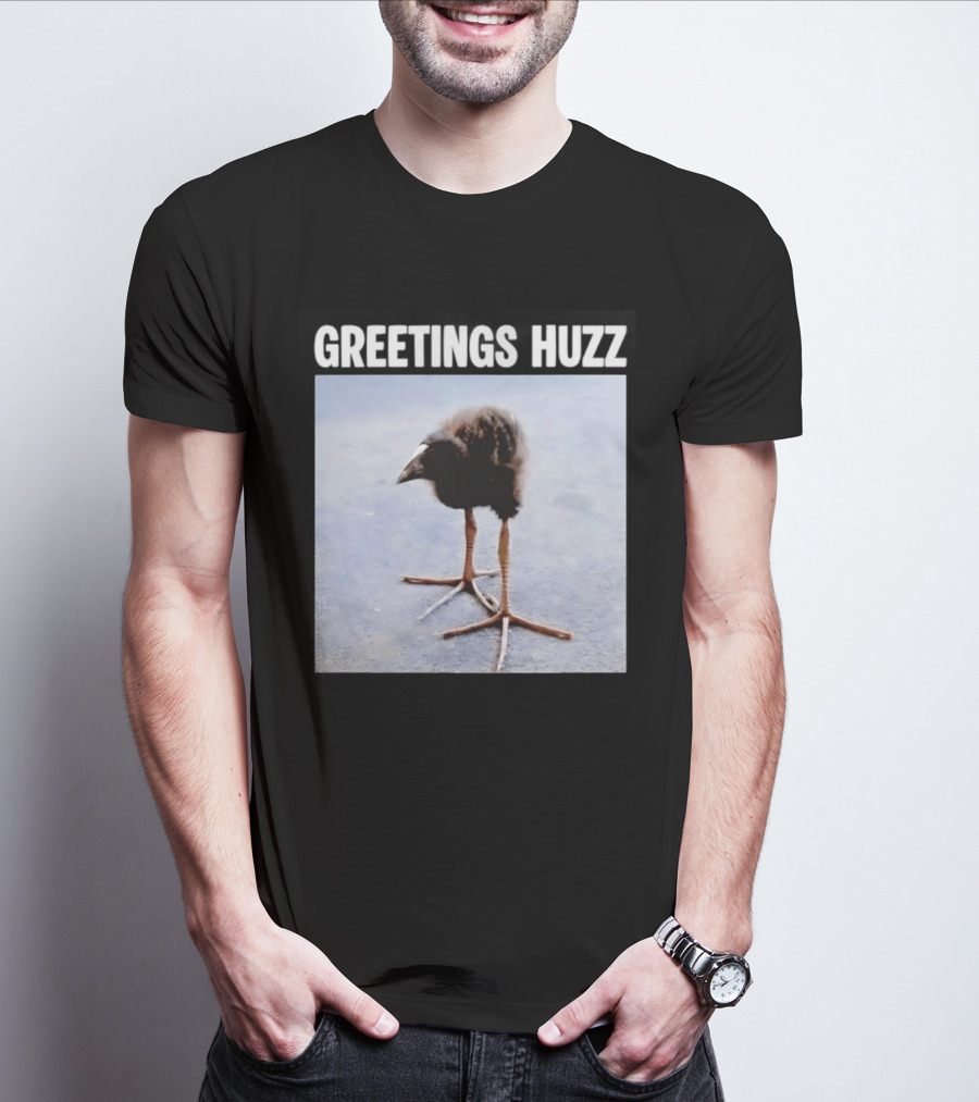 Greetings Huzz Bird Funny Meme Photo T-Shirt