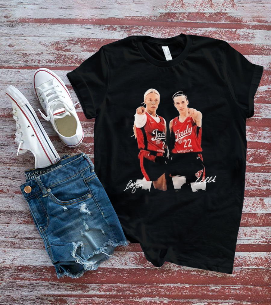 Sophie Cunningham Caitlin Clark Jady 22 Kesting Sterak T-Shirt