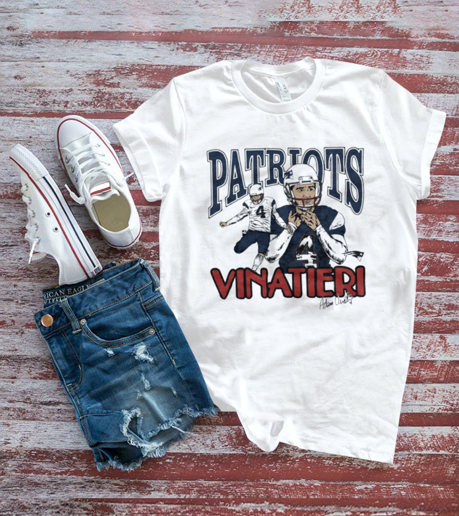 Patriots Vinatieri Adam New England Football T-Shirt
